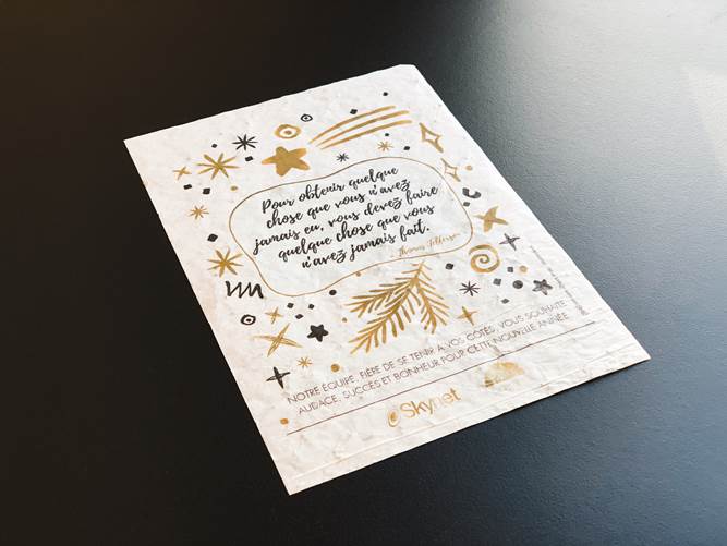 Faites fleurir notre carte de voeux 2019 !